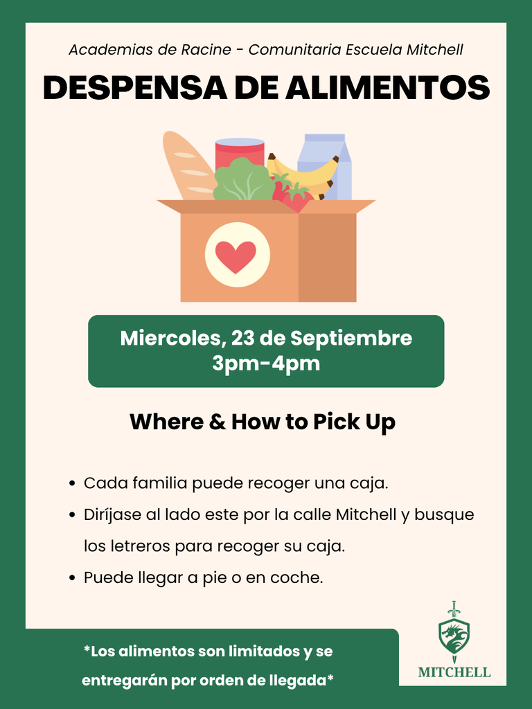 Pop-up Food Pantry - Spanish