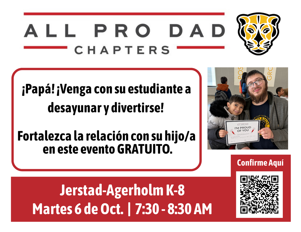 Spanish flyer for the event