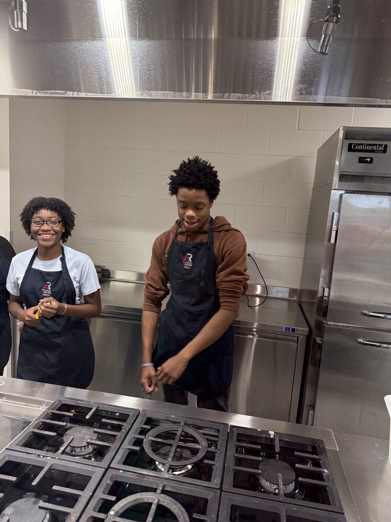 Students cooking in culinary lab