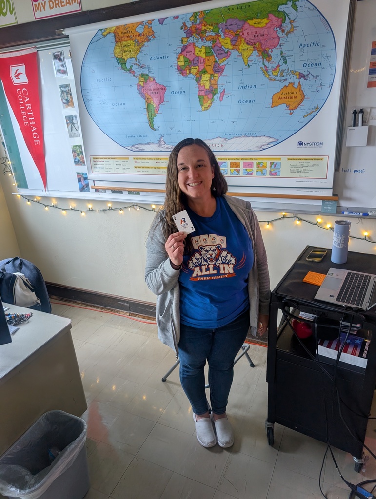 Give it up for our Park Staff ACE's of the Week!!!!! #PantherPride #ALLIN 💙🧡💙🧡 Sarah Todd: Sarah acts in the best interest of students and has a consistently dynamic learning environment in the classroom. She ensures that Spanish subtitles are always running as well to eliminate barriers to learning-a minor detail that makes a big difference! Sarah contributes to the professional and academic goals continually in her leadership roles and challenges systems that may not be in the best interest of students. Lauren O'Malley: Lauren continues to bring a growth mindset to her classes and builds positive rapport with all students. She creates an inviting classroom that is inclusive to all students. Beyond the classroom, she takes lead on school spirit, keeping the tradition of a staff homecoming dance at the assembly alive and well. Marisa Bergmann: Marisa is willing to step in and help on a dime for any situation. She has supported our students pursuit of workplace learning and helped grow our numbers of Youth Apprenticeships. Cassandra Ryan: Cassandra took lead in our cafeteria and created smooth systems for our students. She thinks of great ideas for food service and has the best attitude with our students. Additionally, she has been flexible with times to allow us to do more in our building.