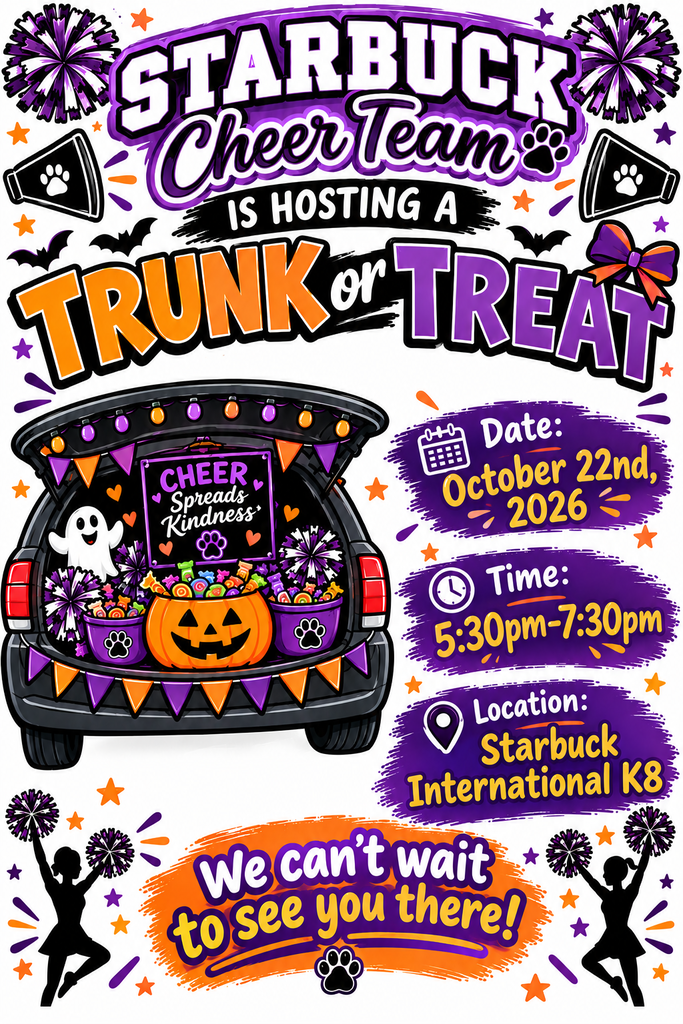 Trunk or Treat flyer.