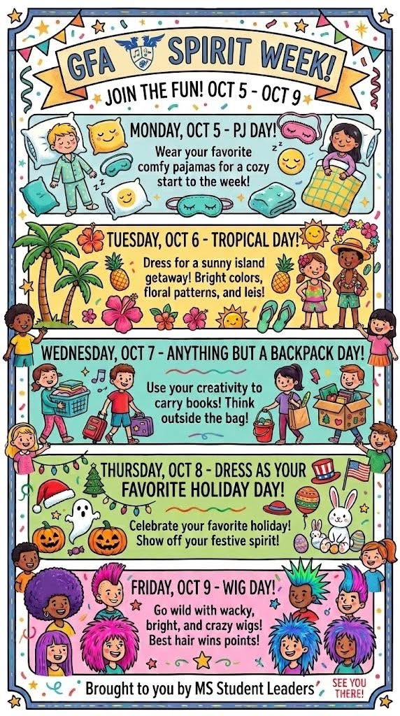 GFA Spirit Week