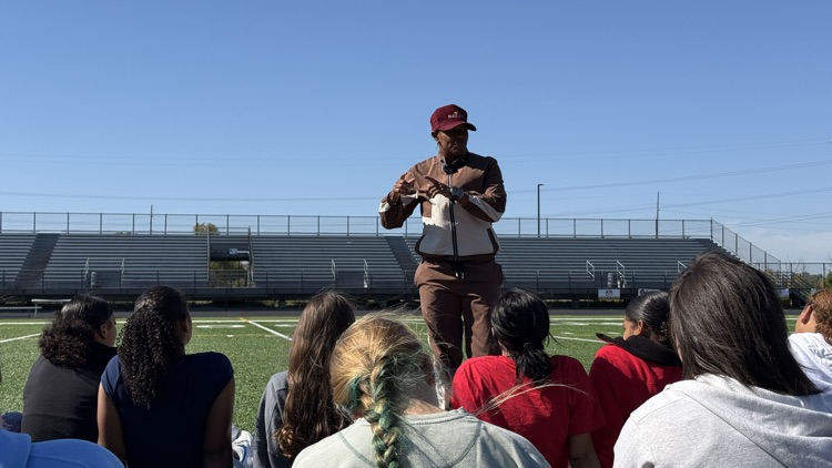 Tia Banks guest speaker to RUSD flag football players