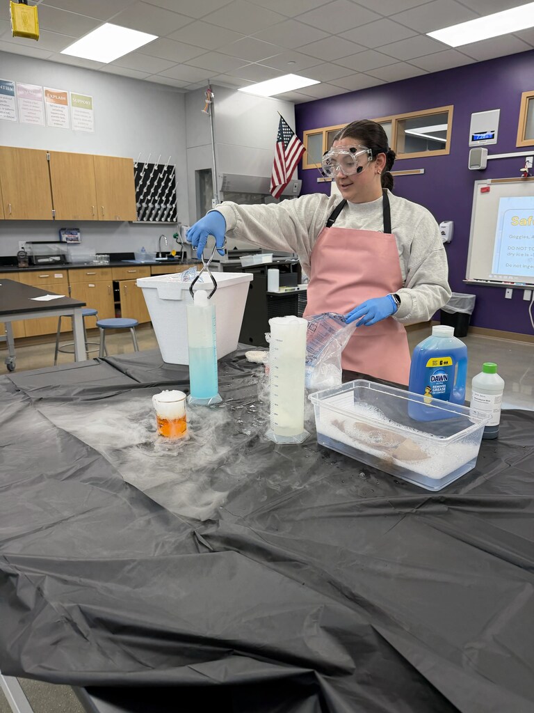 experimenting with sublimation