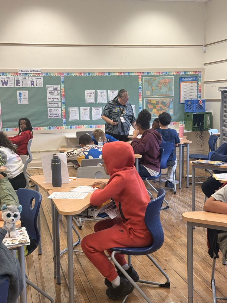Mrs. Sura in writing block