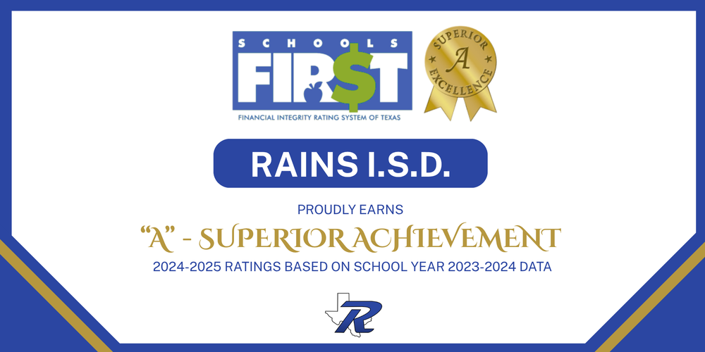 School Proudly earns A superior achievement rating for the First financial rating system