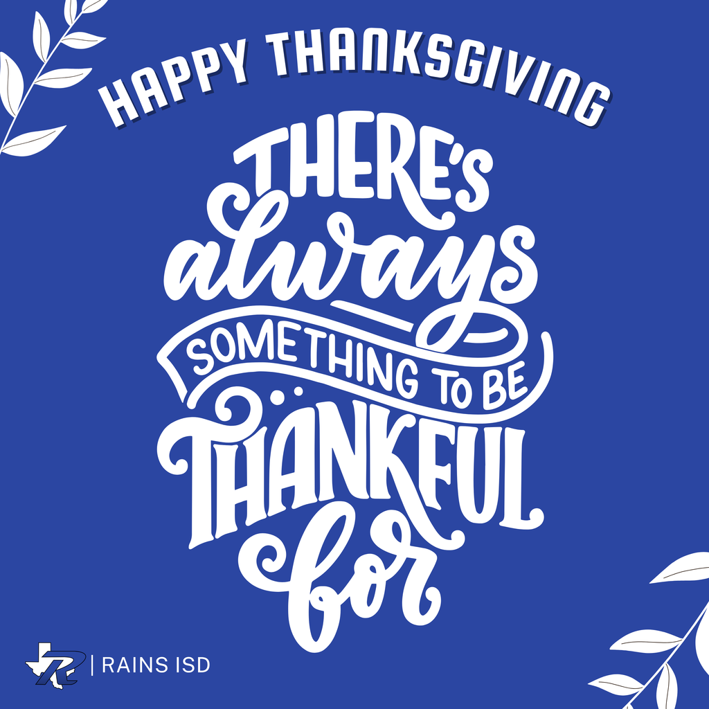 Happy thanksgiving there is always something to be thankful for- graphic image