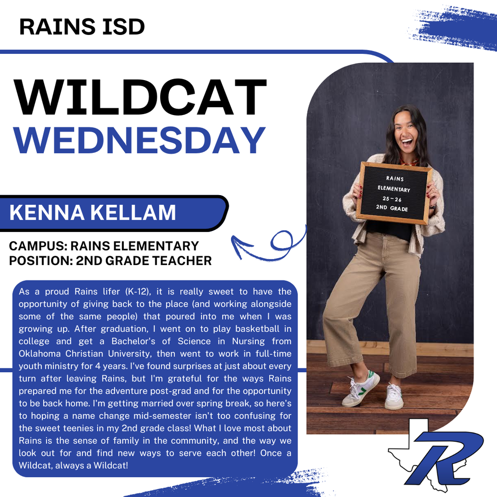 Wildcat Wednesday Spotlight Feature- Kenna Kellam
