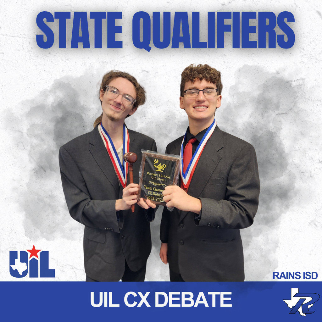 UIL CX Debate team goes to state as they win a championship title and other recognitions