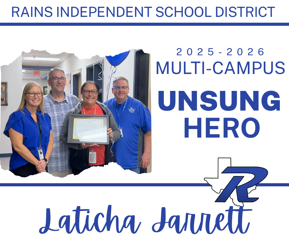 2025-2026 Unsung Hero. Multi- District Laticha Jarret 