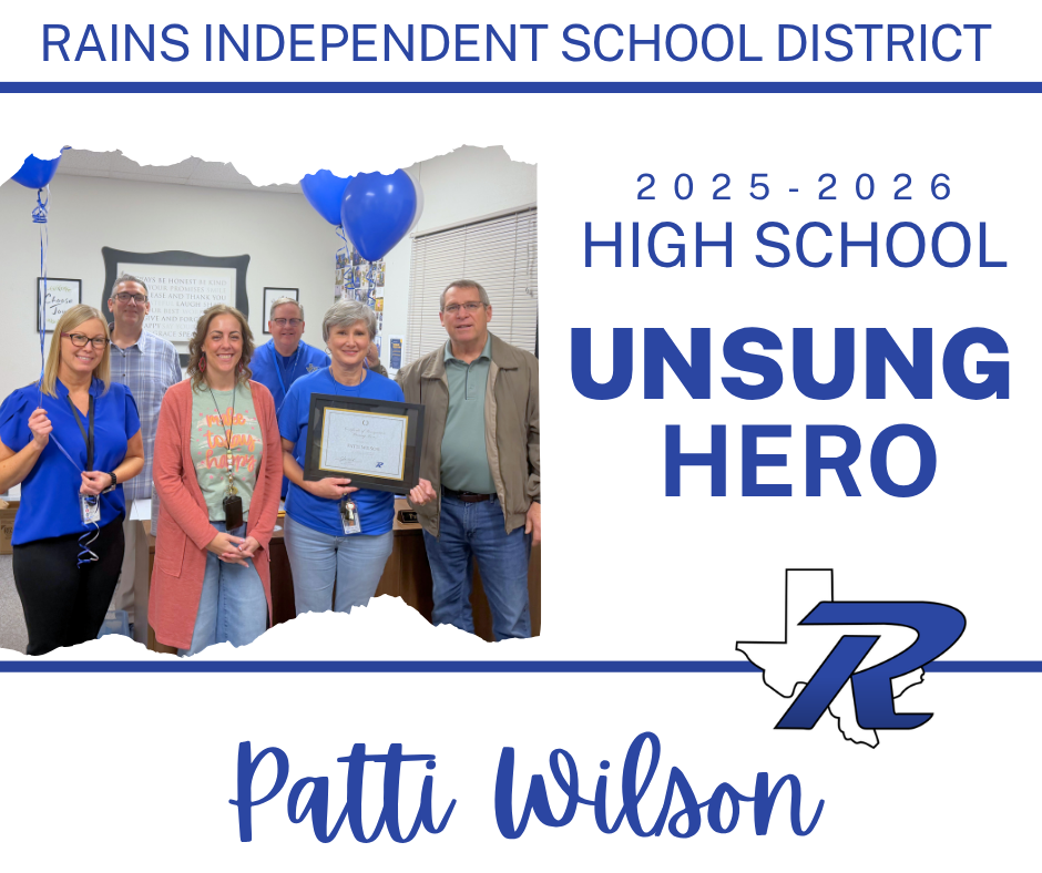 2025-2026 Unsung Hero. High School, Patti Wilson