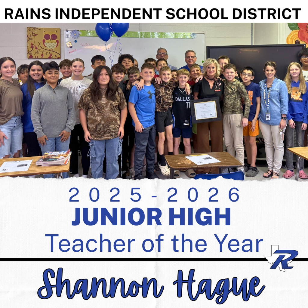 2025-2026 Teacher of the year- Junior High, Shannon Hague