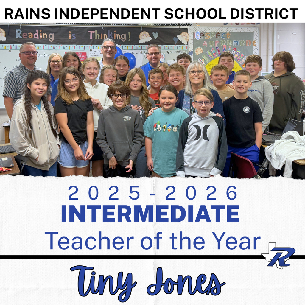 2025-2026 Teacher of the year- Intermediate, Tiny Jones