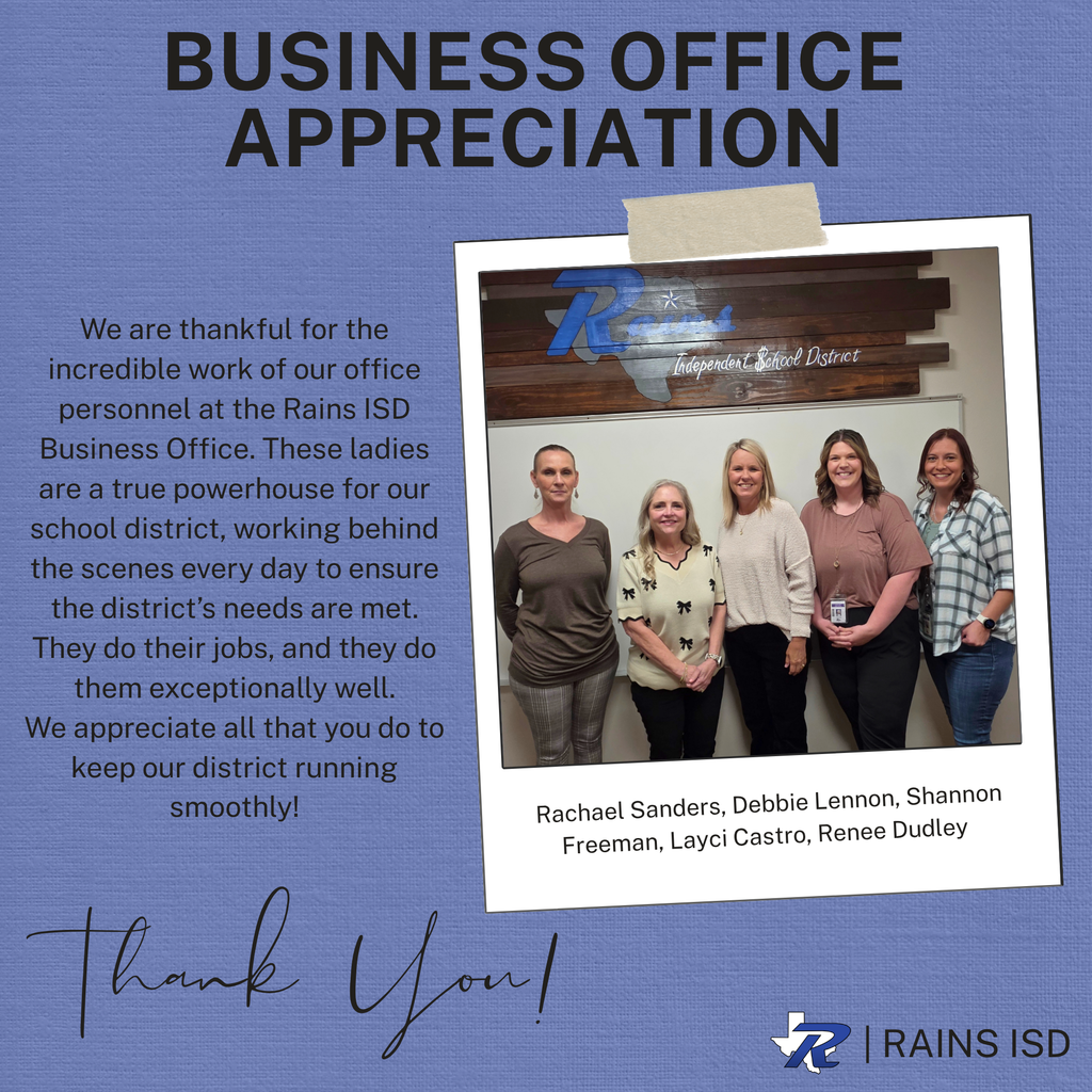 Business Office Appreciation- group picture of the department personnel 