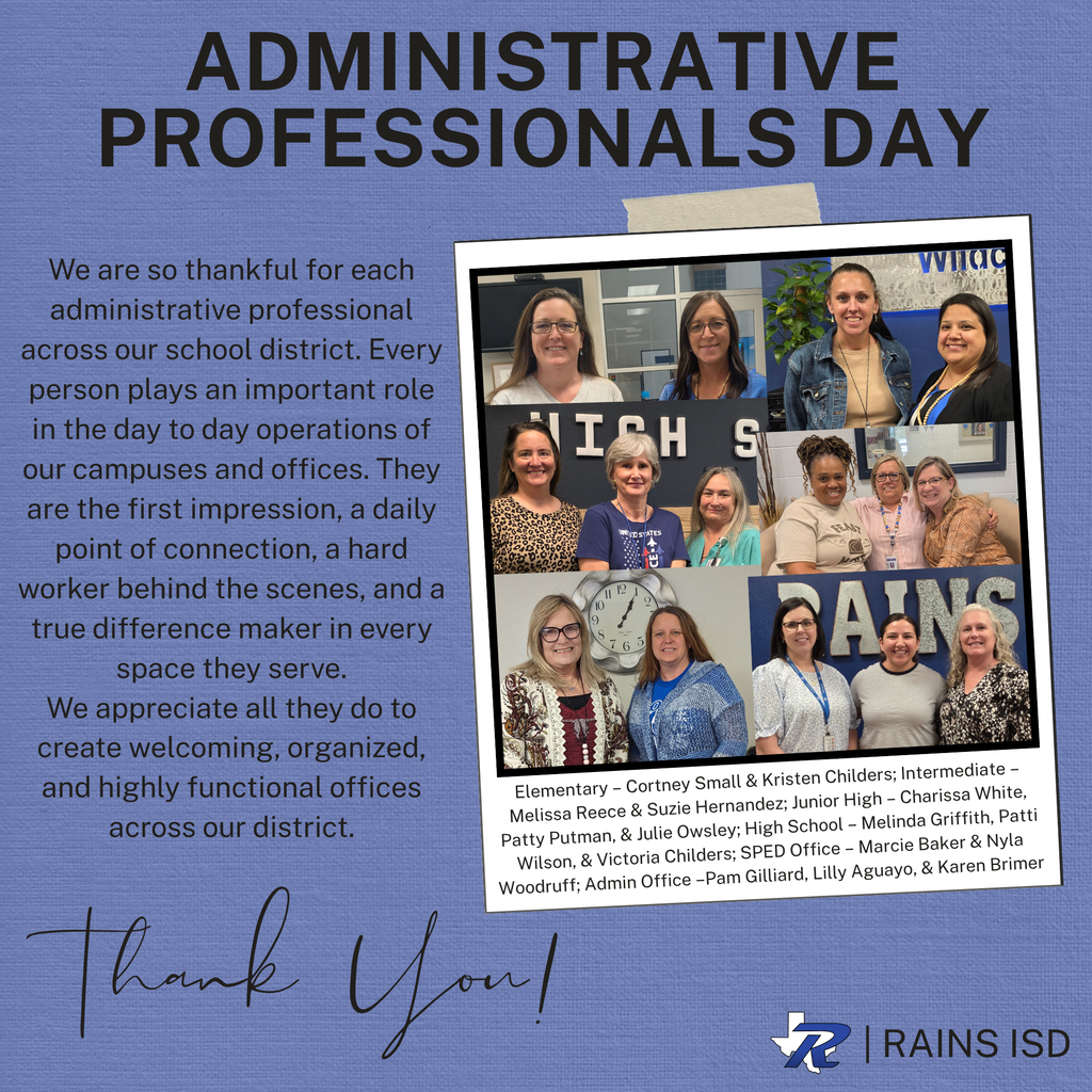 Administrative Professionals day- All admin professionals in a picture collage 