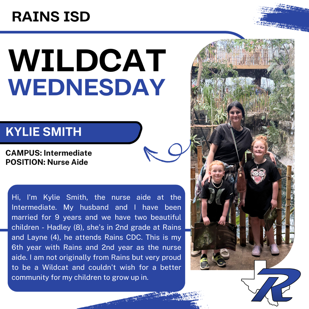 Wildcat Wednesday Social Media Shout-out, Intermediate Campus Nurse aide, Kylie Smith