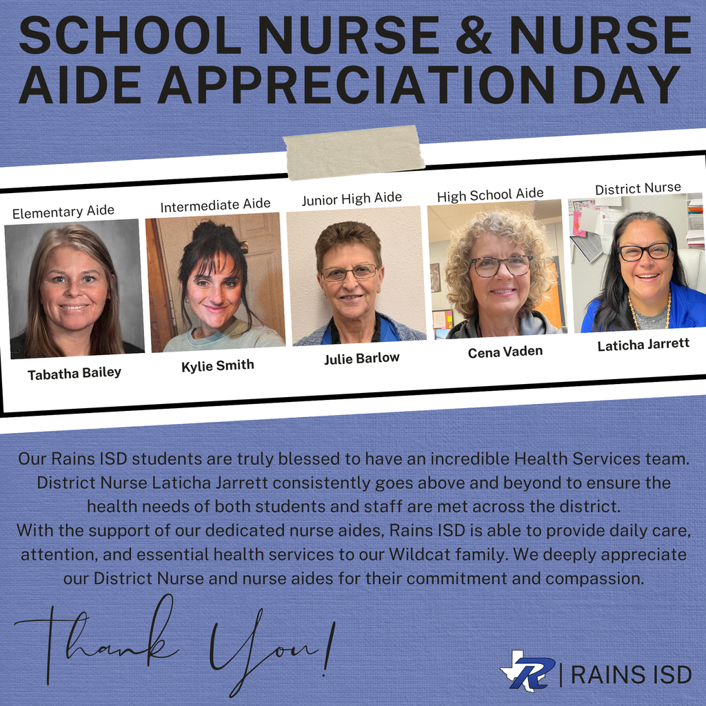 School nurse and nurse aide appreciation day