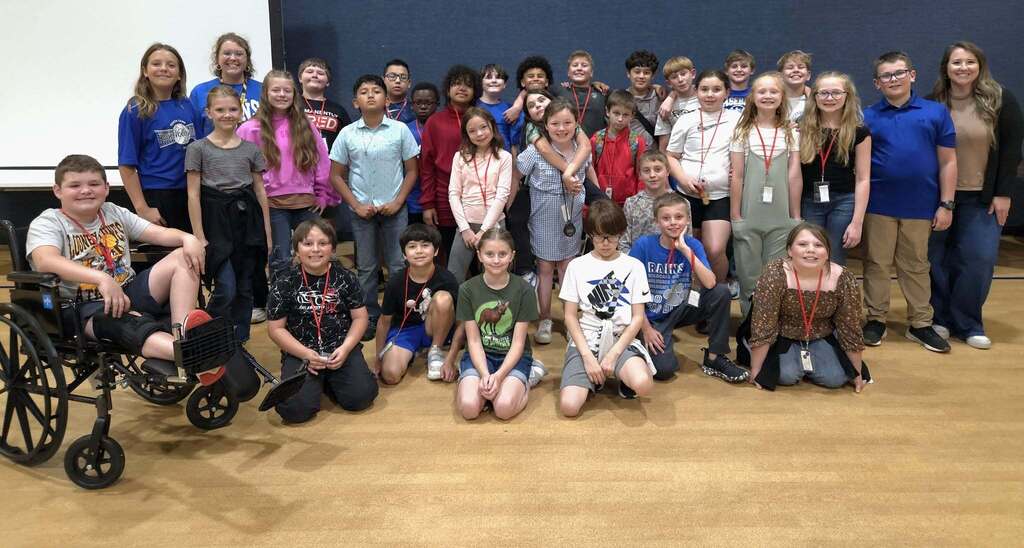 Rains Intermediate Junior Explorers group picture. They Competed at Region 7 in Kilgore.