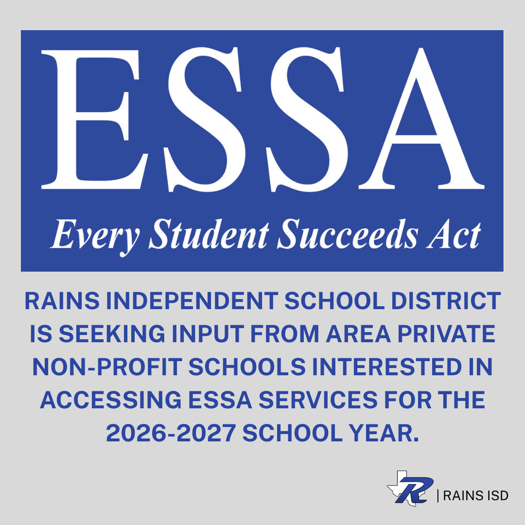 RISD is seeking non proift schools who are interested in services for ESSA for the 2026-2027 school year