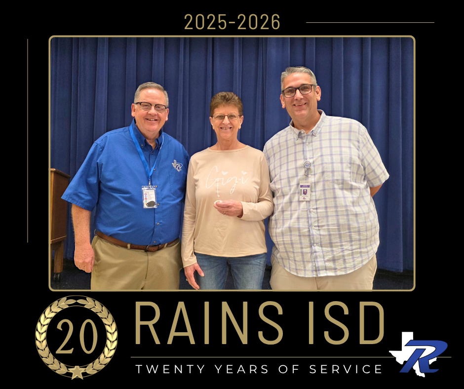 RISD Year of Service Recognition- 20 Years 