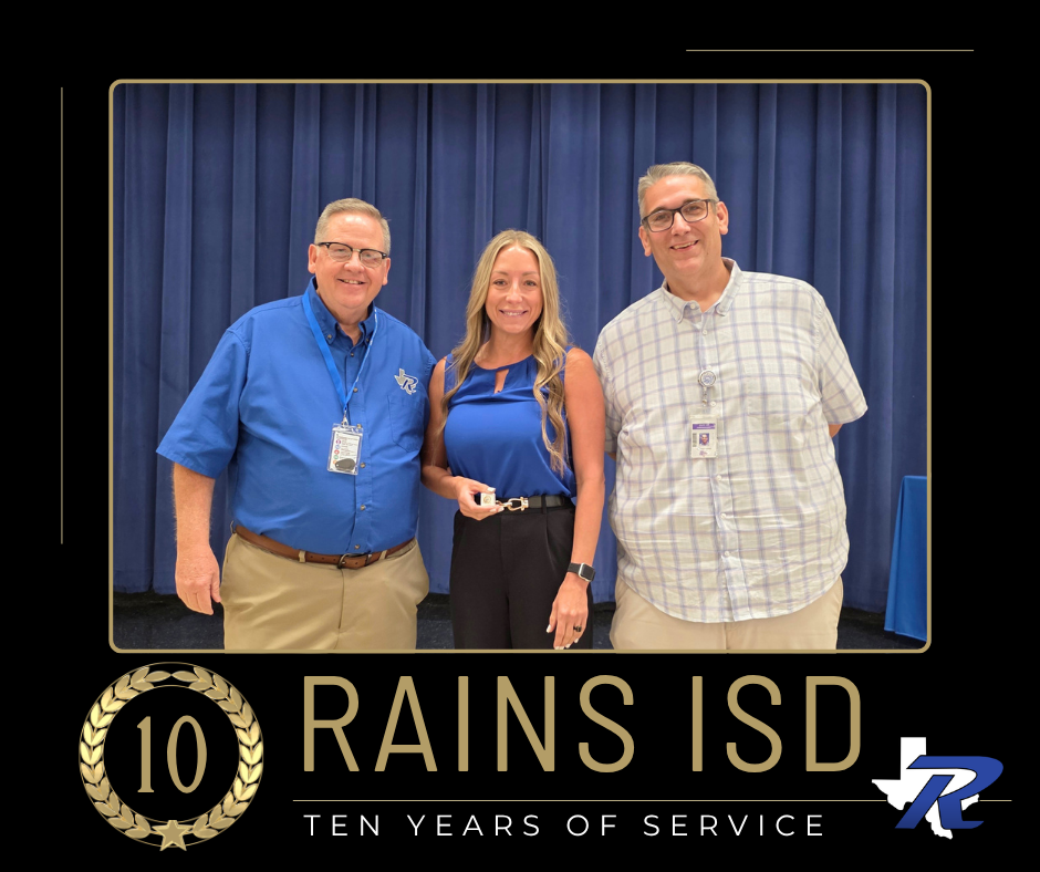 RISD Year of Service Recognition- 10 Years 