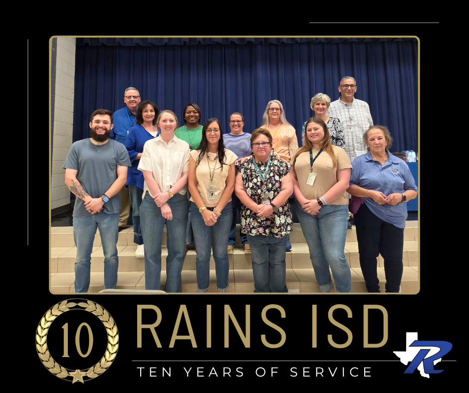 RISD Year of Service Recognition- 10 Years 