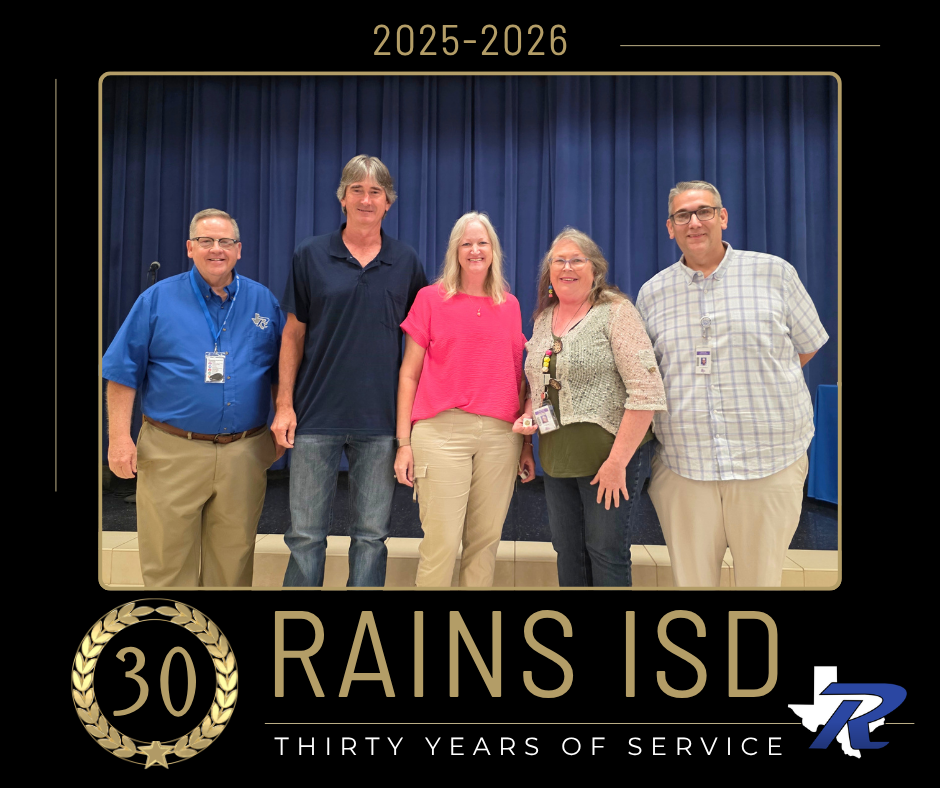 RISD Year of Service Recognition- 30 Years 