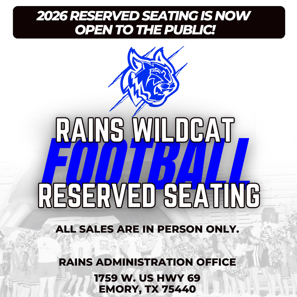 Reserved seating is now open to the public.