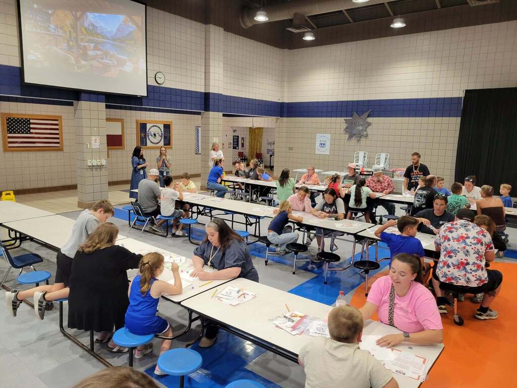 Intermediate Campus Math & Curriculum Night, Picture of all students in the cafeteria