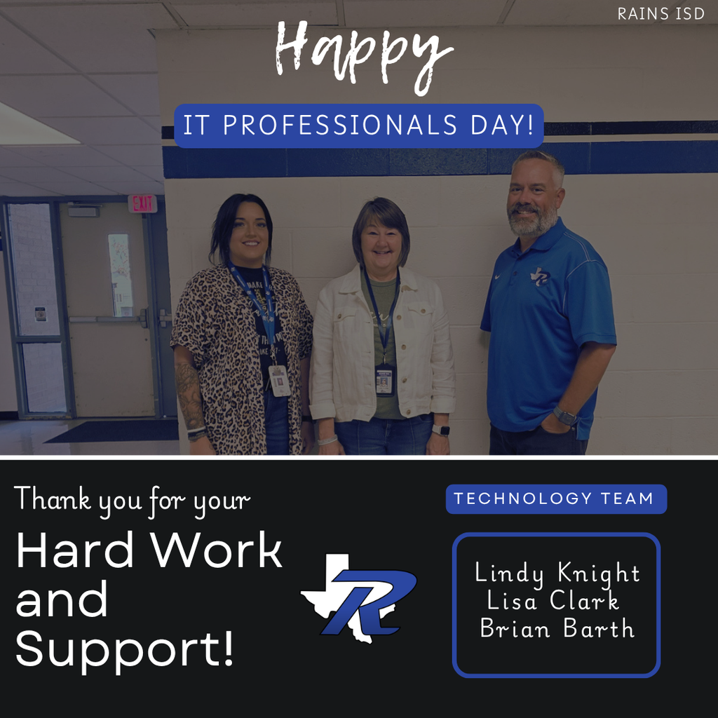 Happy IT Professionals Day- RISD Technology Team