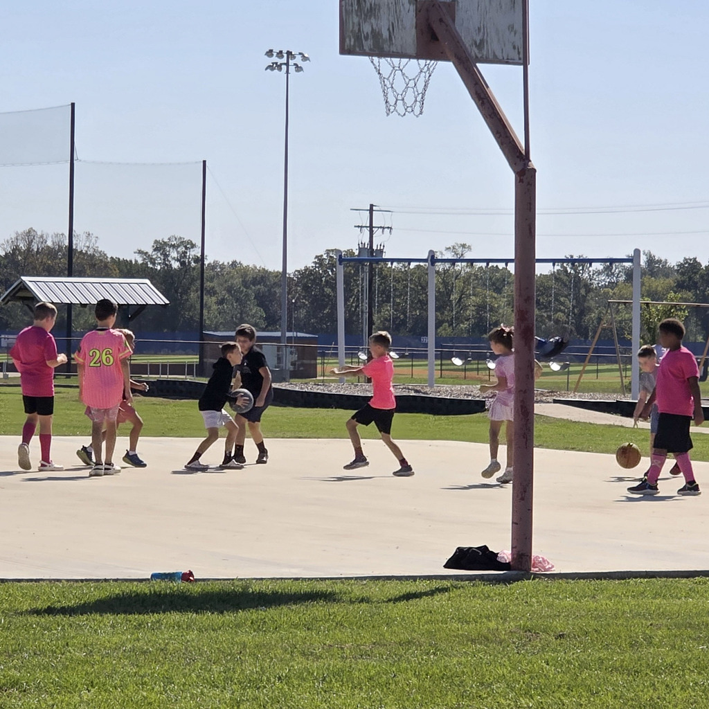 Intermediate students playing in the rec yard