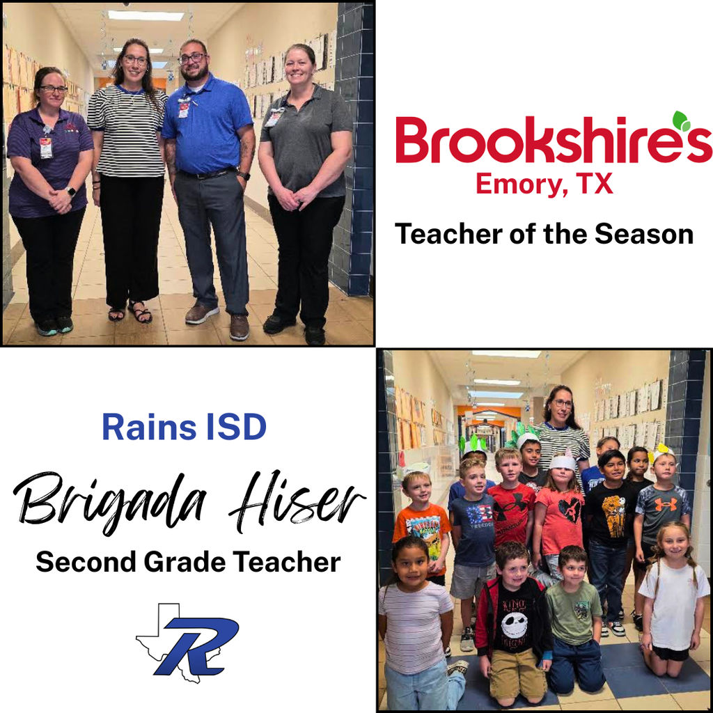 Brookshires- teacher of the season, Brigada Hiser