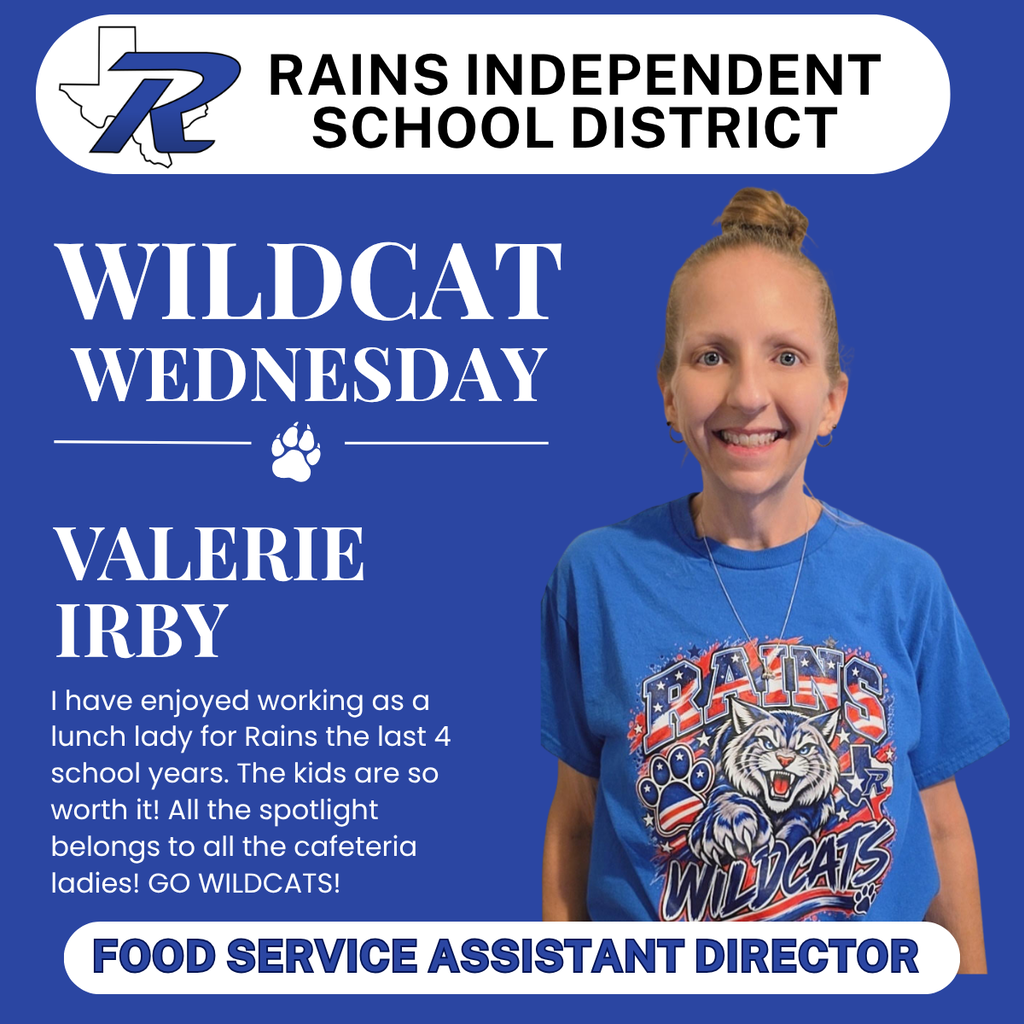 Wildcat Wednesday- Valarie Irby, Food service assistant director