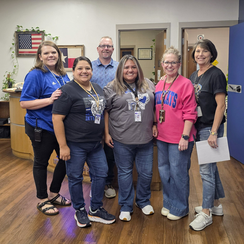 Rains intermediate campus staff group picture