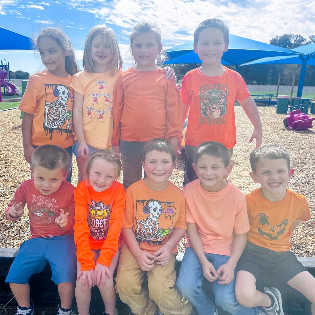 Unity Day group picture of Elementary Students