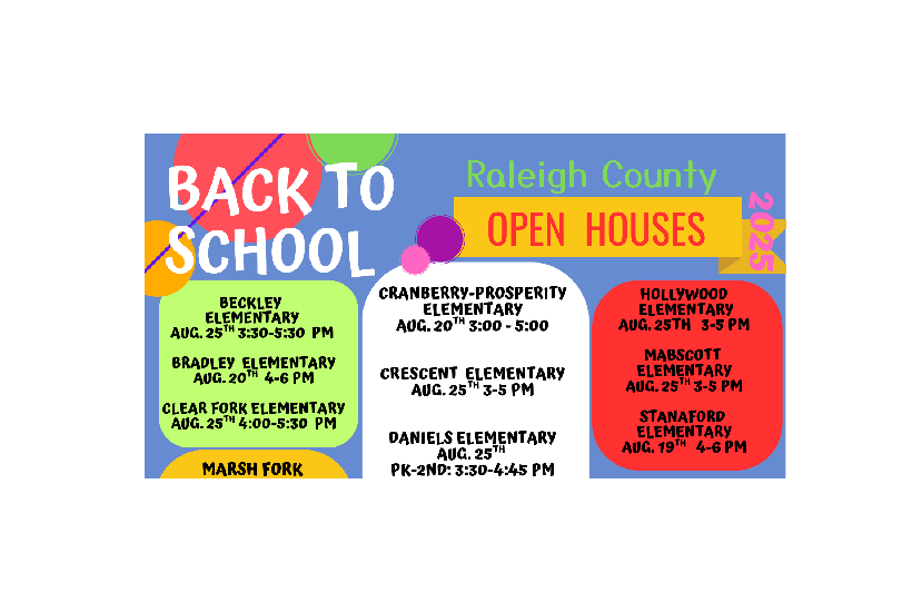 Back to School Open Houses
