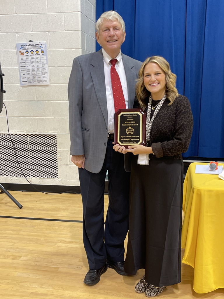 Maxwell Hill Elementary for earning 2nd place in the Elementary Division of the Most Beautiful Campus Award