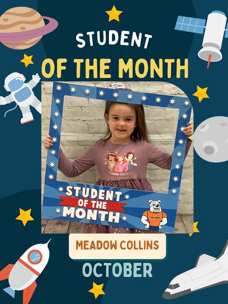 October Student of the Month - PreK - Meadow Collins
