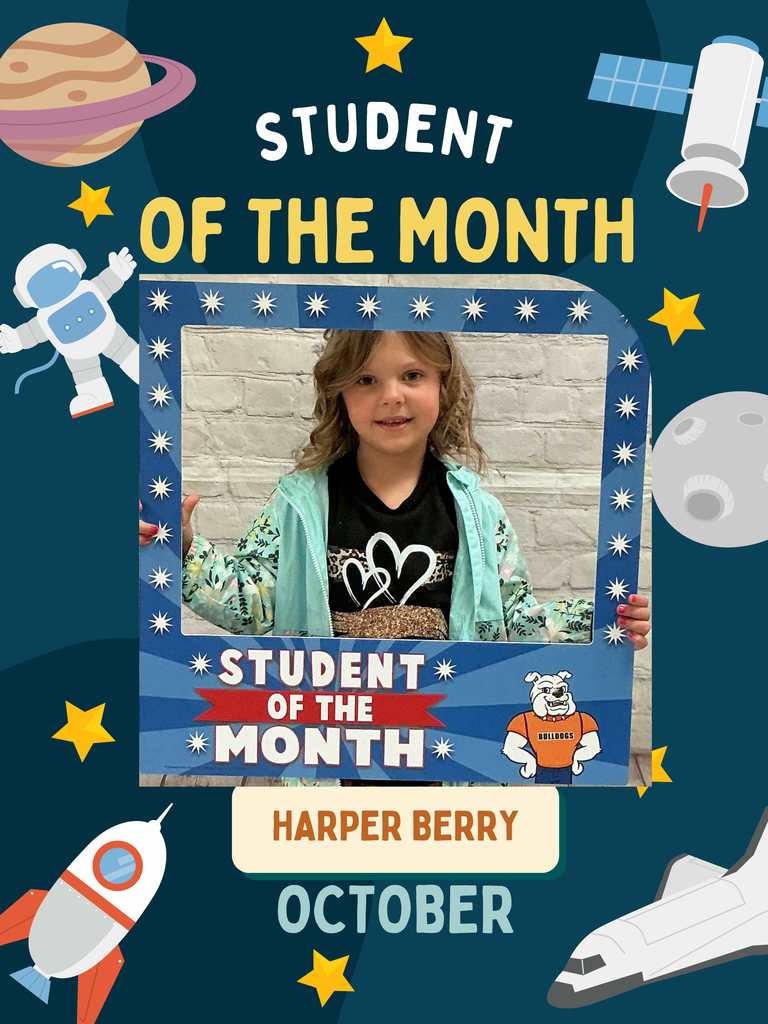 October Student of the Month - 1st Grade - Harper Berry
