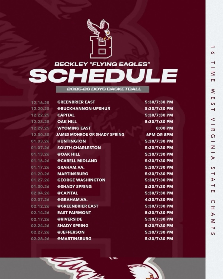 Check out the boys basketball schedule
