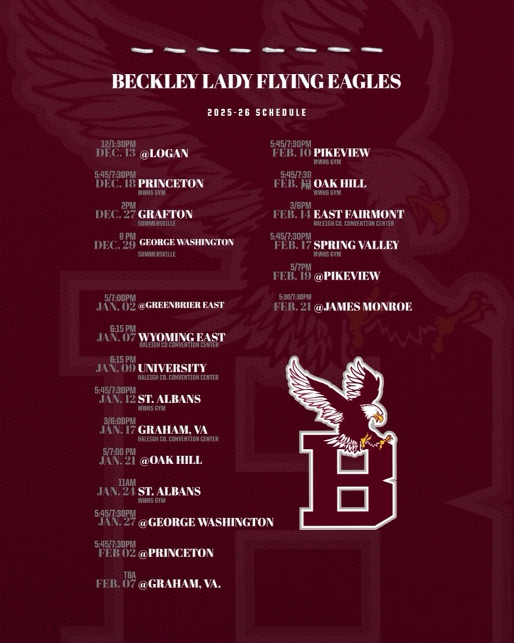 Beckley Lady Flying Eagles Basketball 25-26