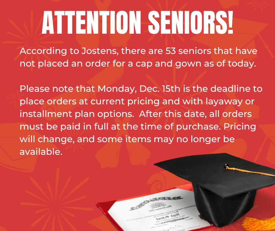 Seniors Cap and Gown