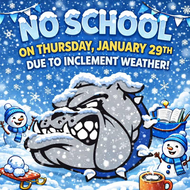 No School Bulldog Clipart