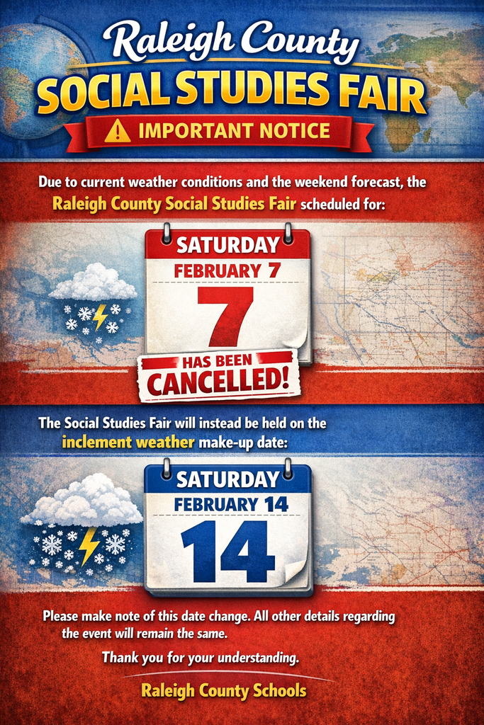 RCS Social Studies Fair date change to Feb. 14th