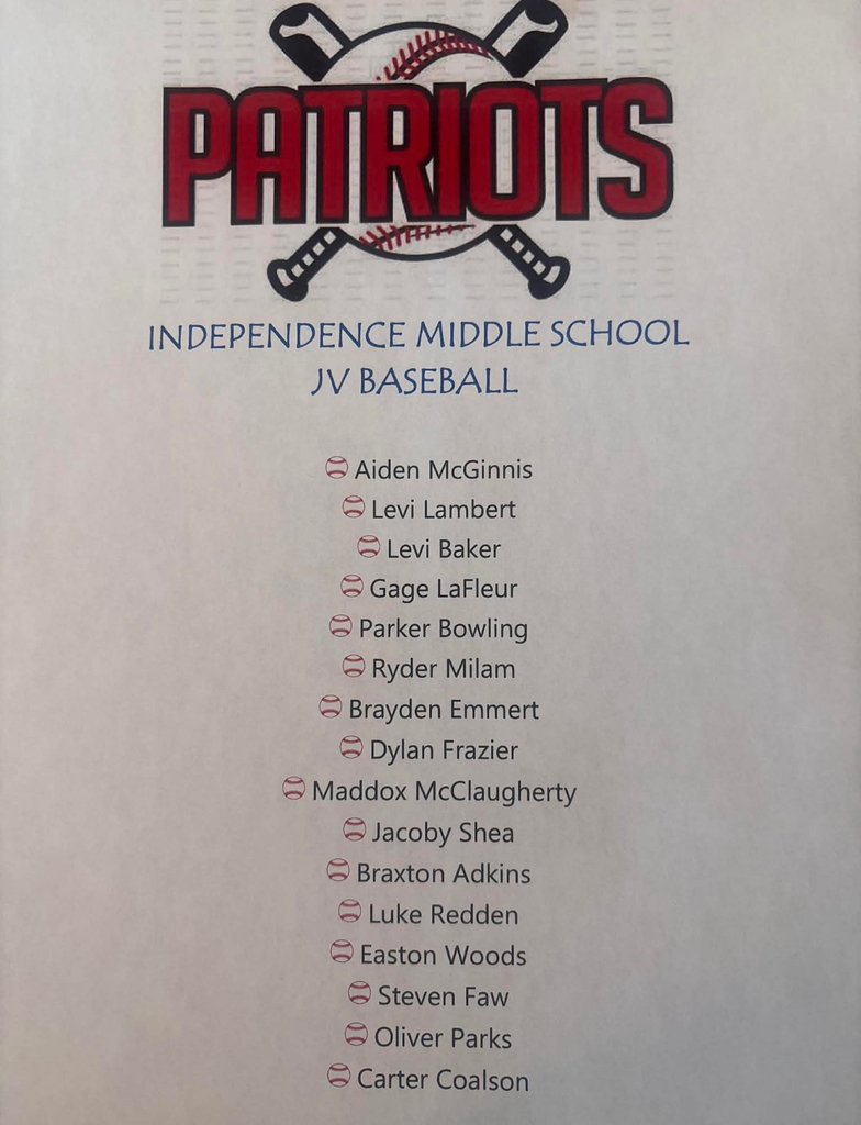 Top Prospect JV Baseball Team 