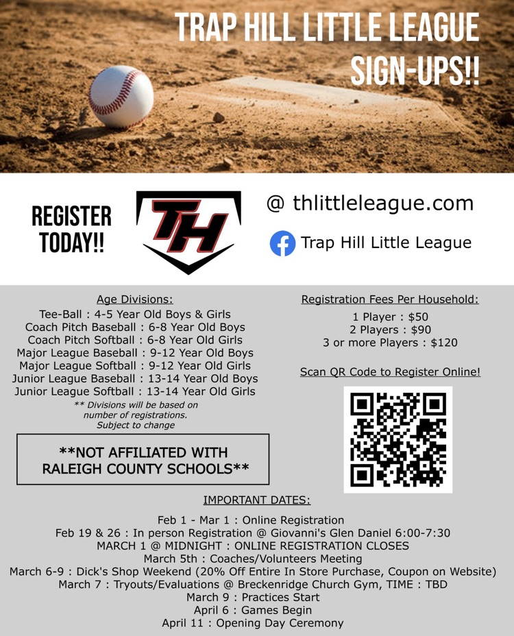 little league sign ups