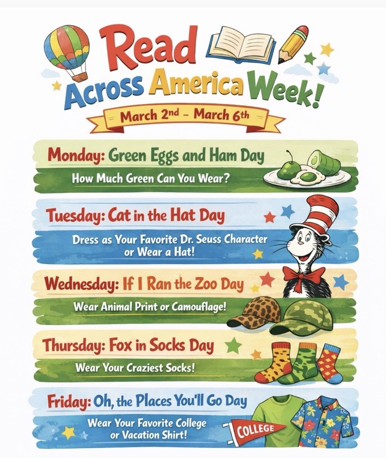 read across America dress up days