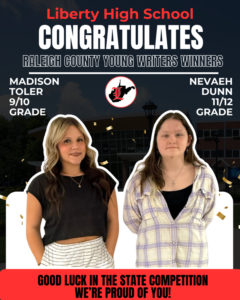 Raleigh County Young Writers Winners - Madison Toler and Nevaeh Dunn