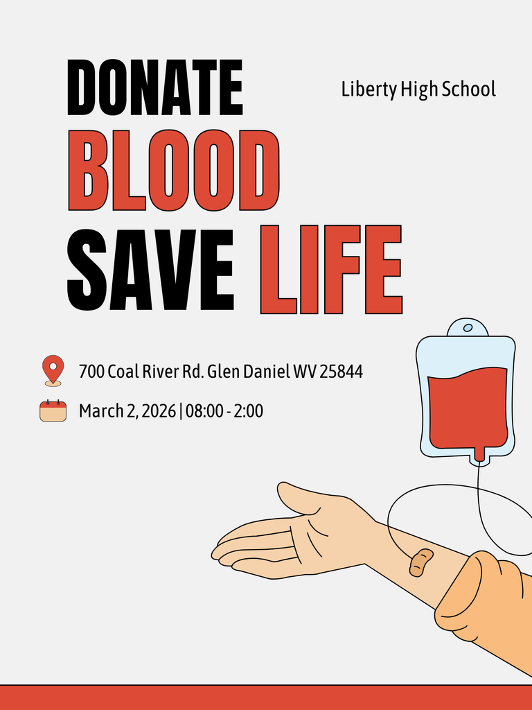 Blood drive flyer