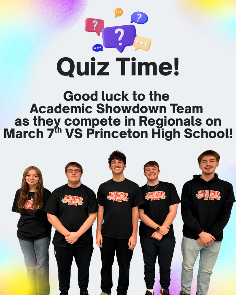 Good luck to the Academic Showdown Team!